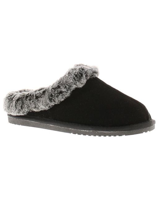 Hush Puppies Black Slippers Mule Amara Leather Leather (Archived)