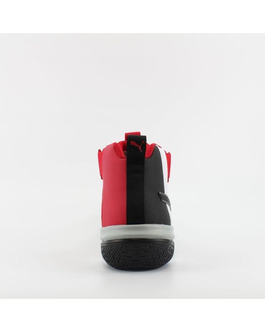 PUMA Red Legacy Mm Textile High Top Lace Up Trainers 194048 04 for men