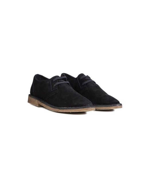 Hush Puppies Black Memory Foam Scout Shoes for men