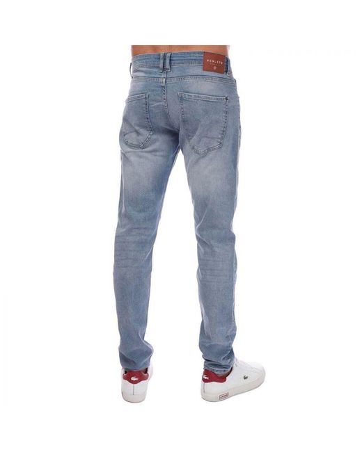 Henleys Blue Mayhen Slim Jeans for men