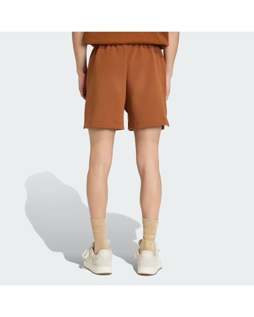 Adidas Brown Soft Lux Shorts for men