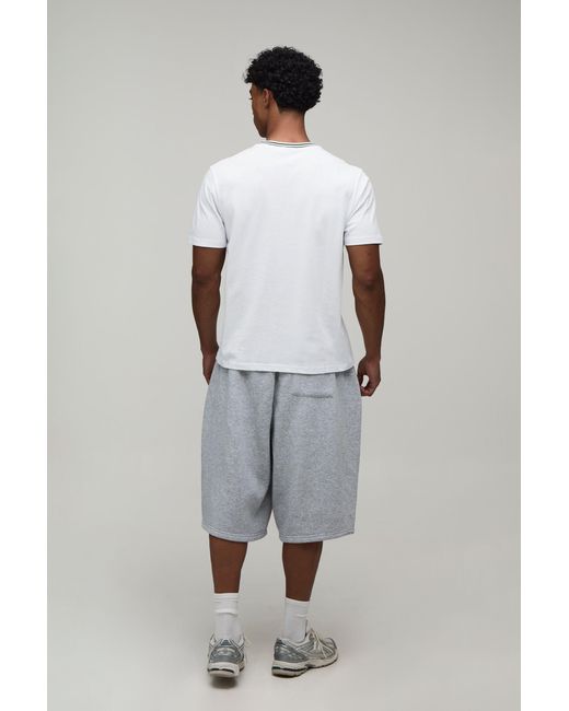 BoohooMAN White Regular Fit New York Hi-Build Embroidered T-Shirt for men