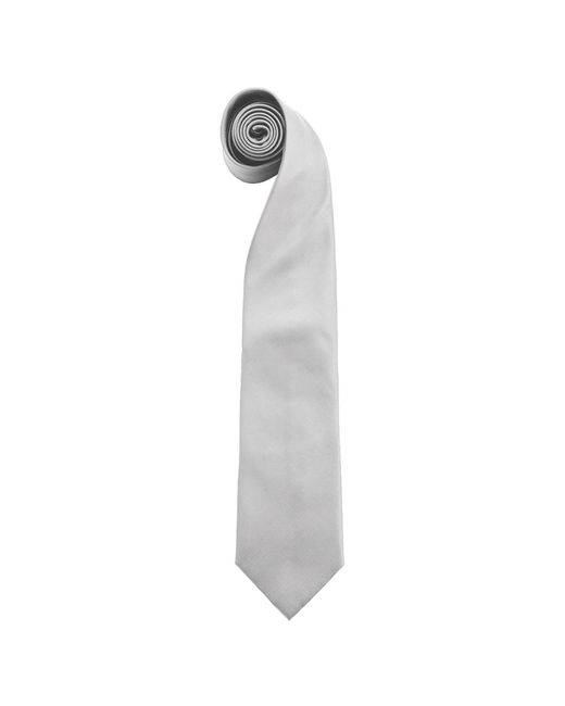 PREMIER White Colours Fashion Tie for men