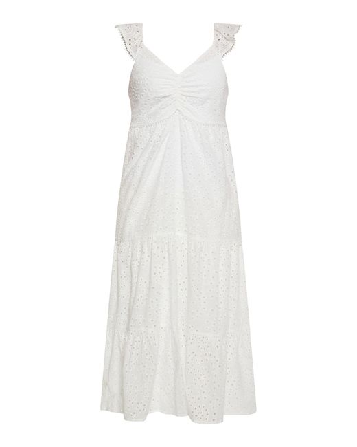 Dreimaster Jurk Wolwit in het White