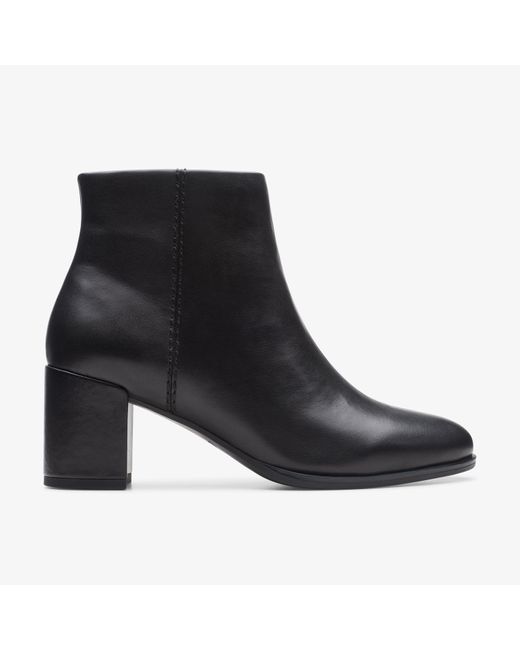 Clarks Black Freva 55 Zip