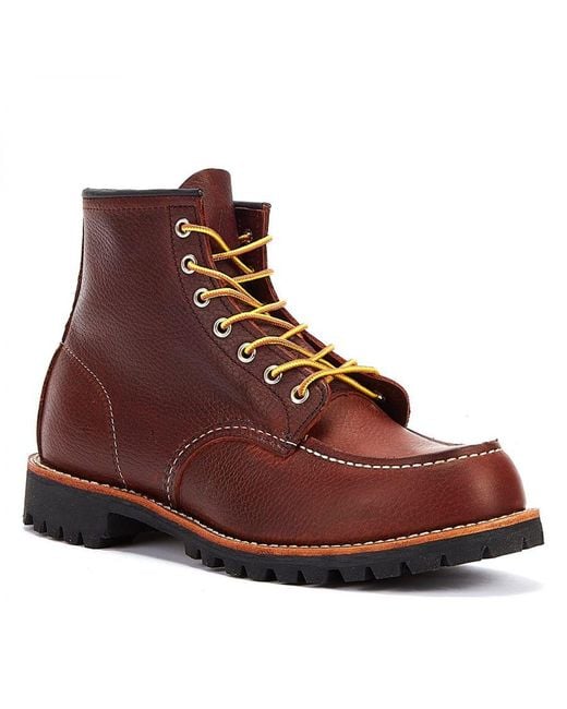 Red Wing Brown Wing 8146 6 Inch Moc Boots for men