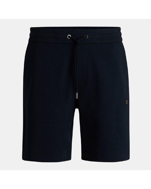 Boss Blue Leoni 01 Double B Monogram Shorts for men