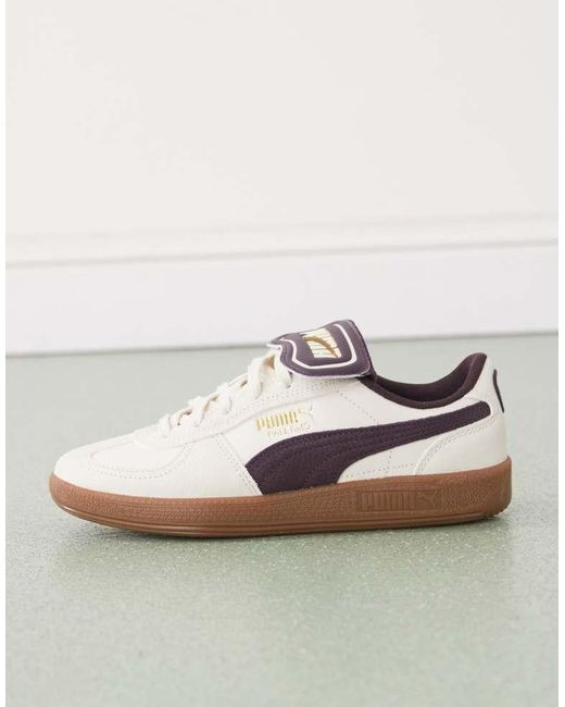 PUMA White Palermo Premium Trainers