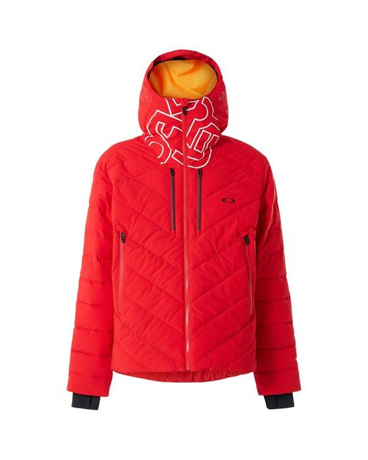 Oakley Red Great Scott Insulated 2L 15K Zip Up Jacket 412781 43A Nylon for men