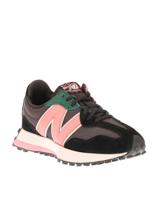 New Balance Black 327 Trainers for men