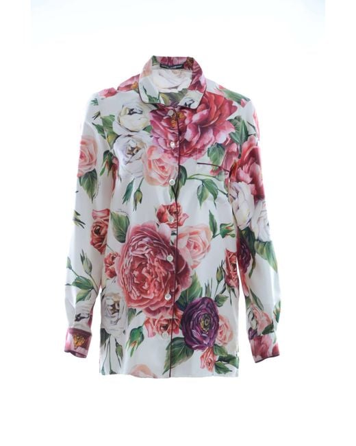 Dolce & Gabbana White Long Sleeve Shirt
