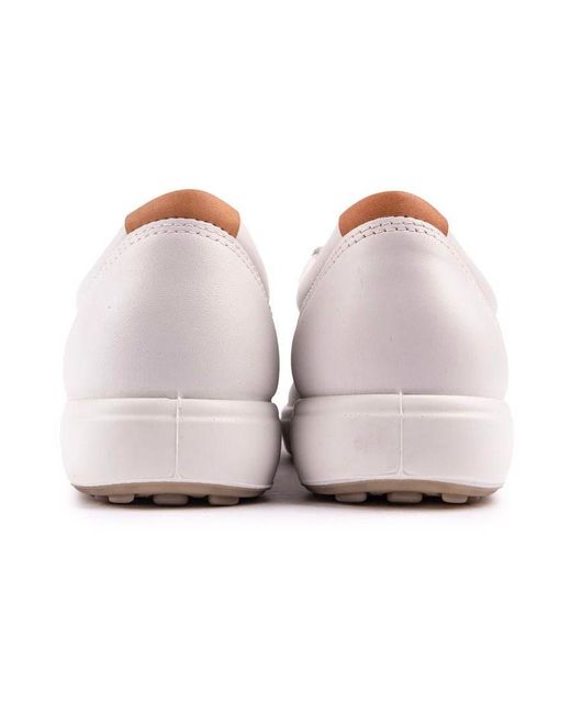 Ecco Soft 7 Sneakers in het White