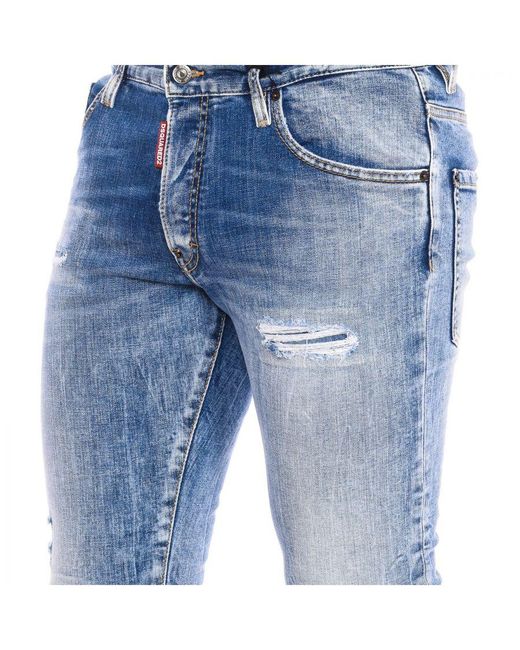 DSquared² Blue Long Pants S71Lb1255-S30664 for men
