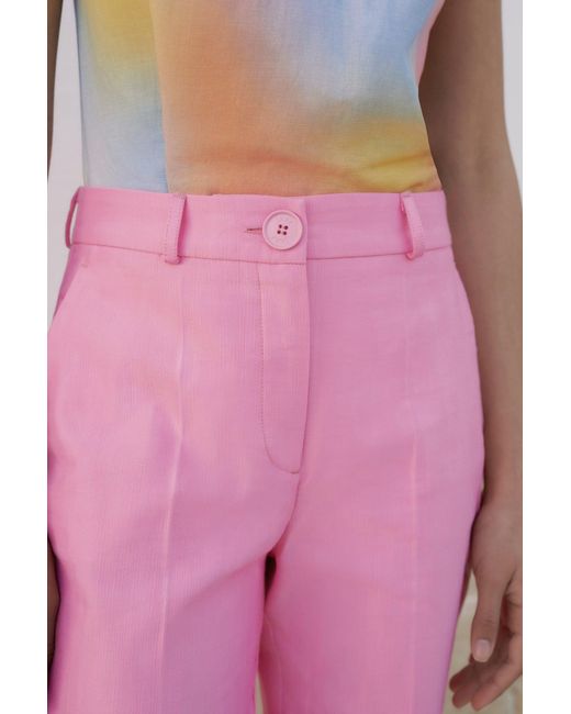 JAAF Pink High-Rise Trousers