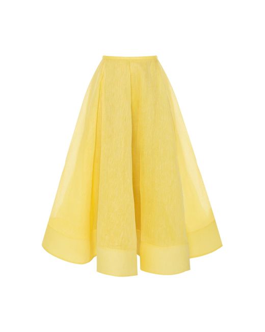 YVON Yellow Myosotis Skirt