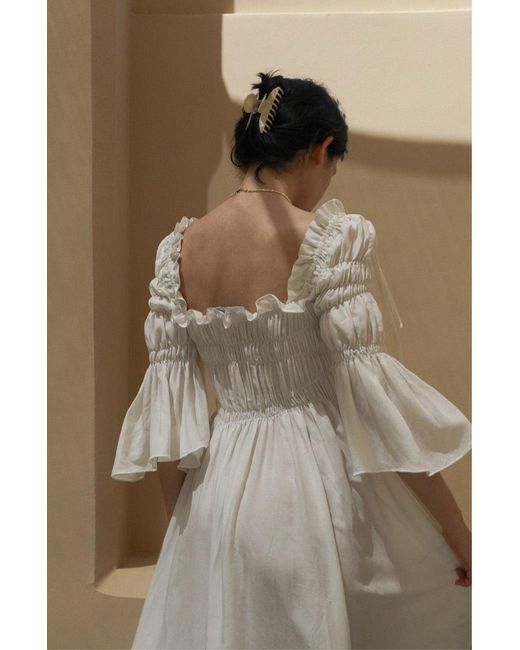 Georgia Hardinge White Astra Mini Dress