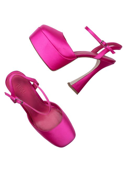 Toral Pink Lou Lou Platform Sandals