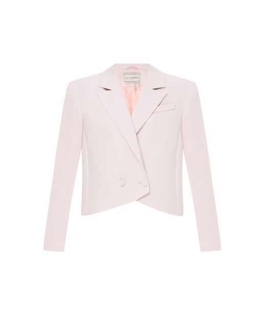 Malva Florea Pink Crop Jacket