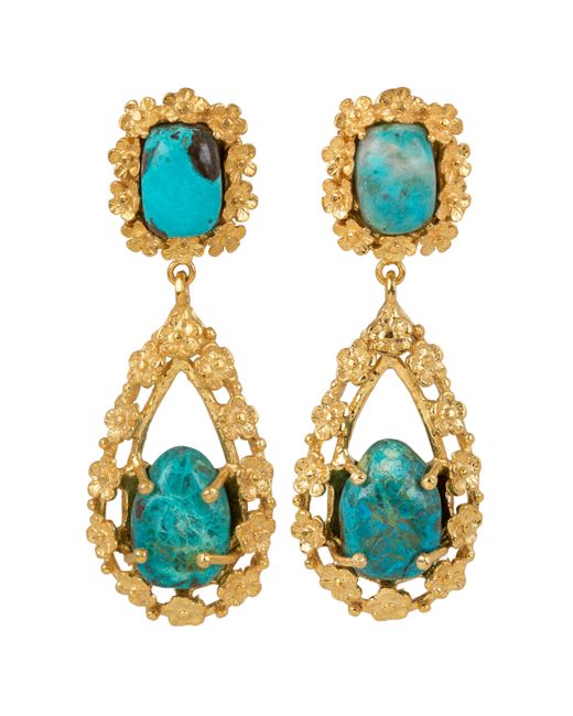 Christie Nicolaides Green Giselle Earrings