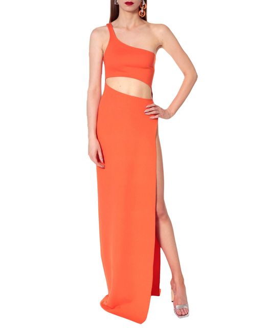 AGGI Orange Dress Gina Nasturtium