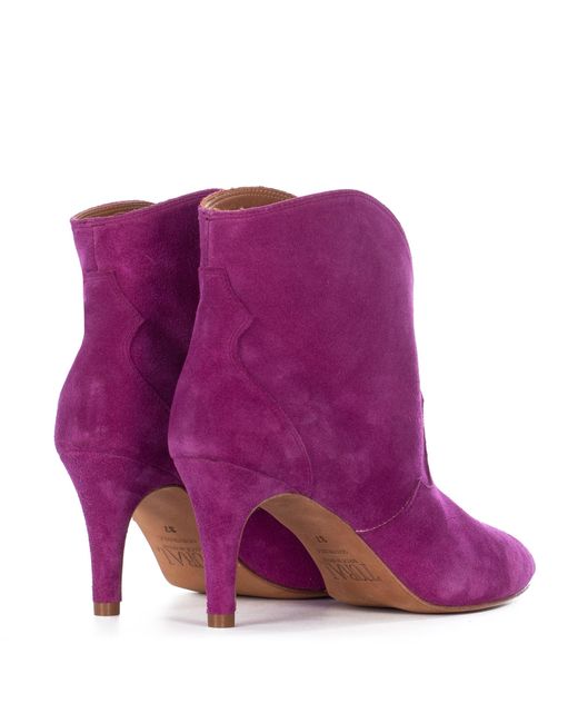Toral Purple Selene Ankle Boot
