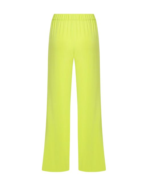 NAZLI CEREN Yellow Kyra Cropped Trousers