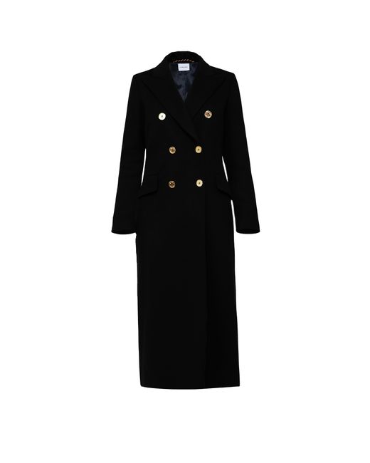 Nomi Fame Black Meghan Cashmere Coat