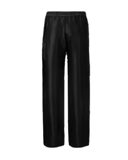 HERTH Black Zeno: Gots Organic Silk Trousers