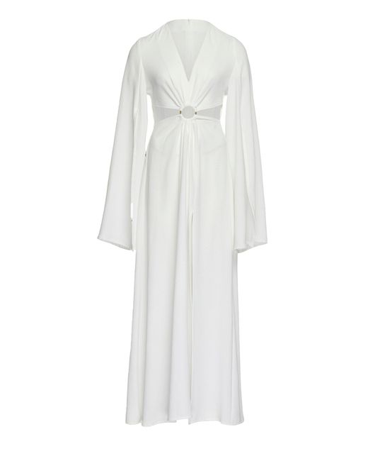 Nanas White Athena Maxi Dress