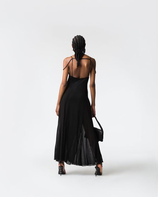 Divalo Black Nisha Long Dress