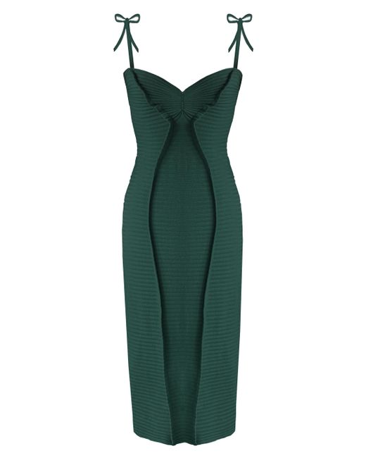 Georgia Hardinge Green Gaia Knit Dress