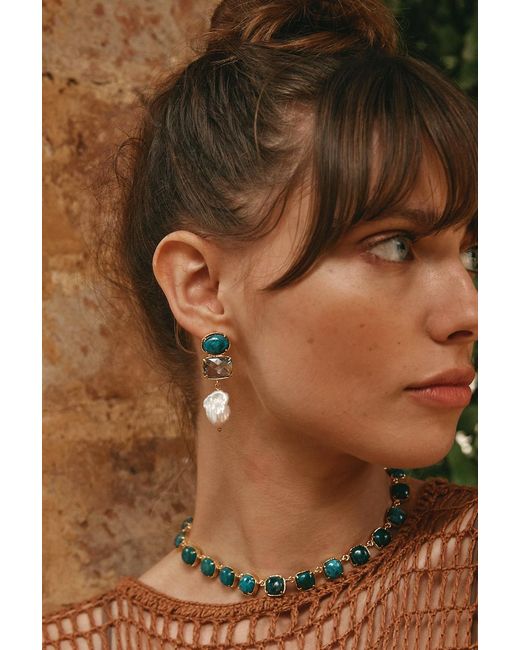 Christie Nicolaides Blue Amaia Earrings