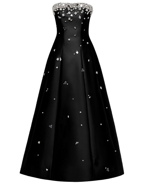 NDS the label Black Crystal-Embellished Gown