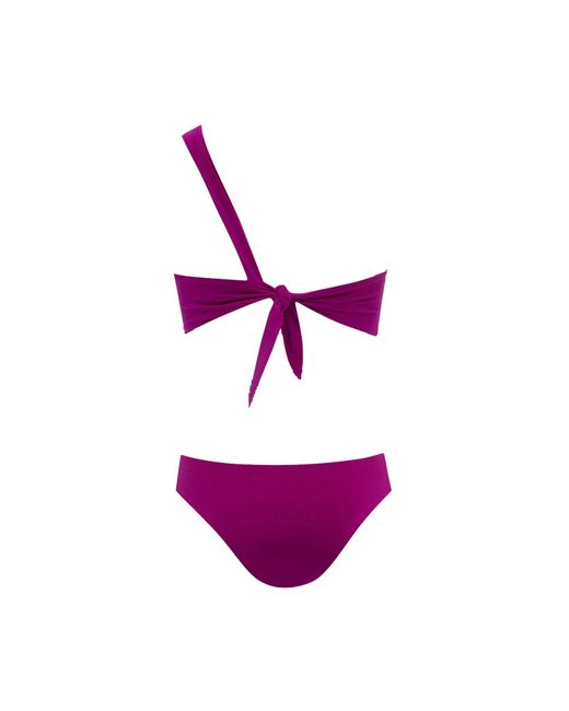 SARA CRISTINA Purple Narcissus Bikini