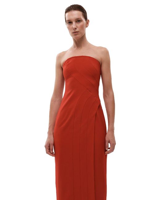 Gasanova Red Braid Corset Dress