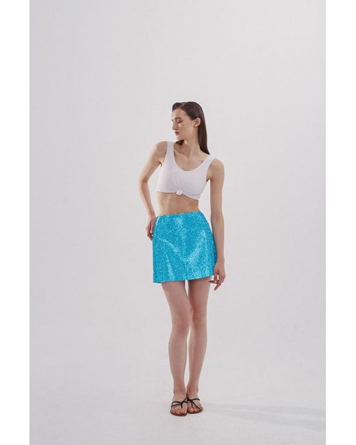 Nue Blue Camille Skirt Aquamarine