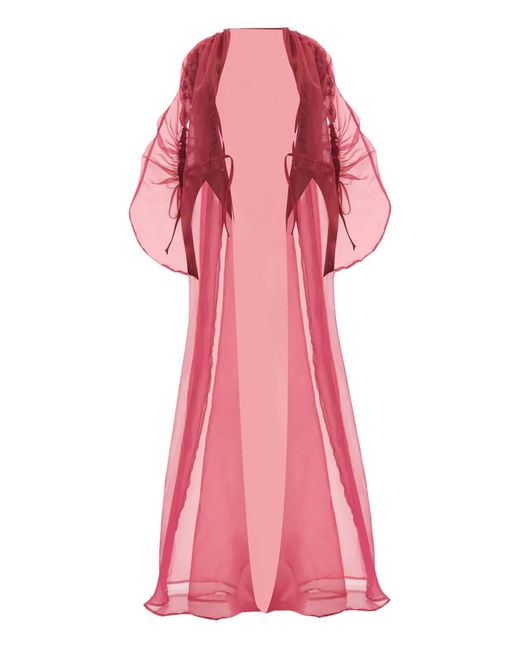 ANDREA IYAMAH Pink Deko Robe