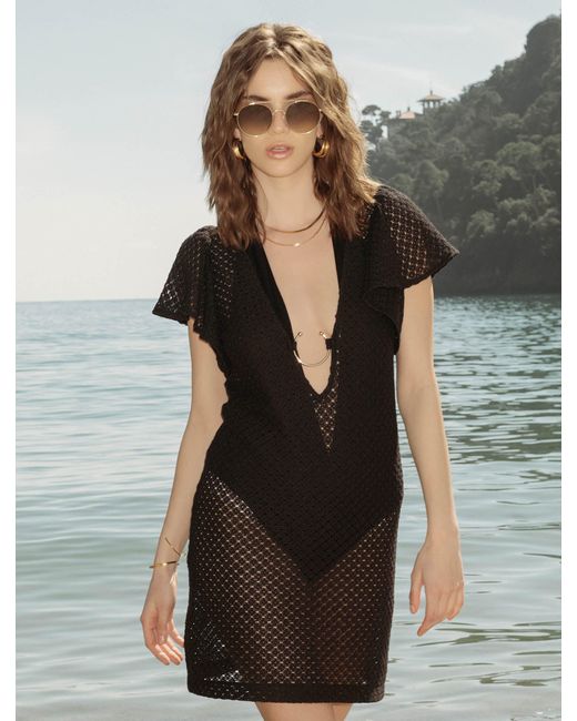 Nanas Black Isla Beach Dress