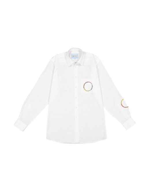 OMELIA White Redesigned Shirt 35 W