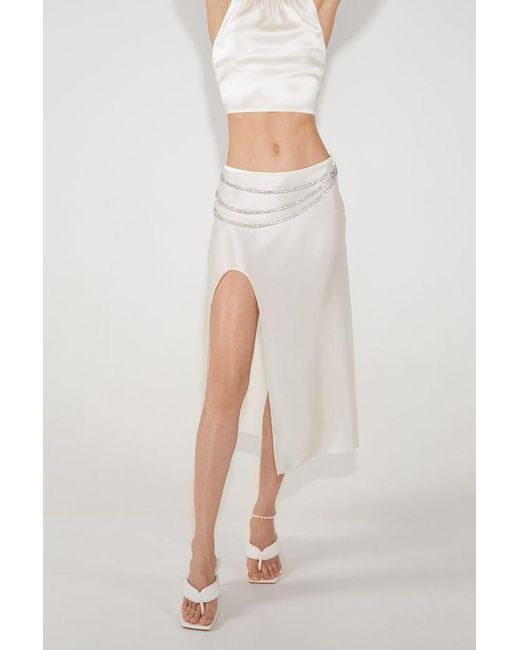 Nue White Laetitia Skirt