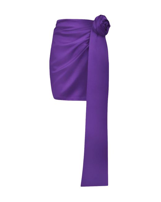 Lora Istanbul Purple Maia Flower Skirt