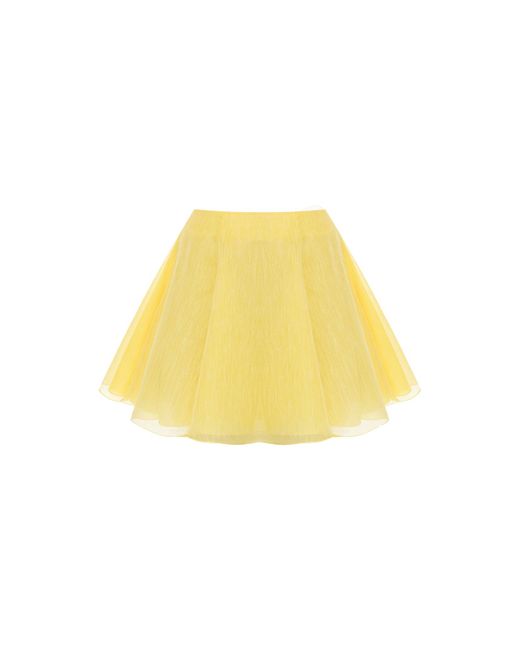 YVON Yellow Myosotis Skirt Mini