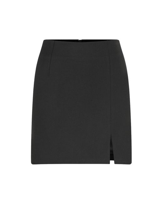 NAZLI CEREN Black Vance Twill Mini Skirt