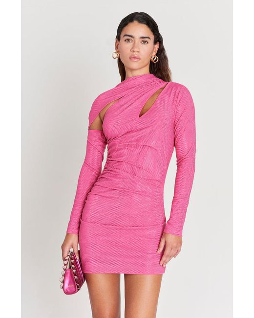 Cult Gaia Pink Nicole Dress