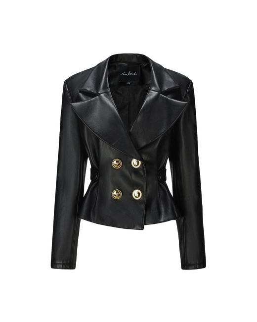 Nana Jacqueline Black Lucy Leather Jacket