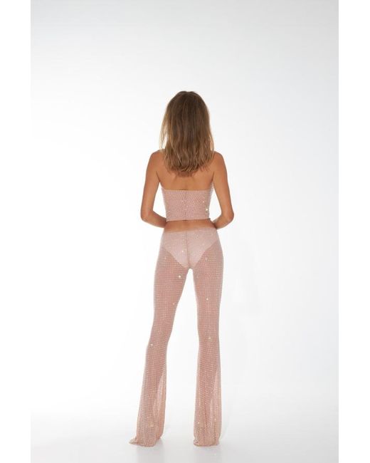Nue Pink Crystal Trousers