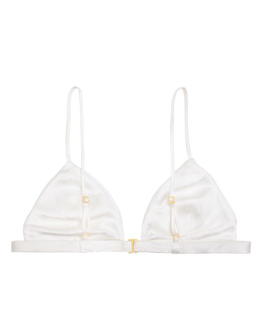 HERTH White Ivy Ivory: Soft Cup Triangle Bra Top
