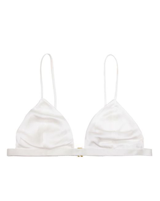 HERTH White Ivy Ivory: Soft Cup Triangle Bra Top
