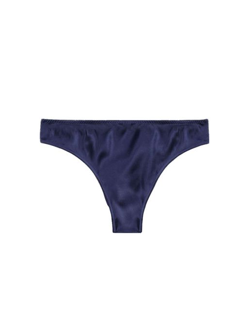 HERTH Blue Lea: Gots Silk Mid-Rise Panties