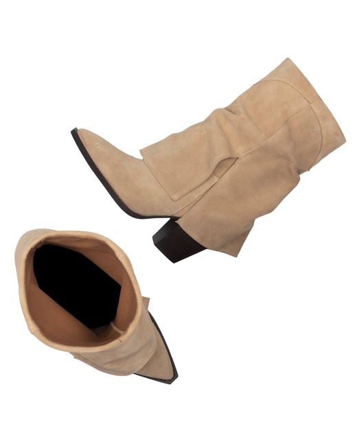 Toral Natural Vegas Sand Suede Boots